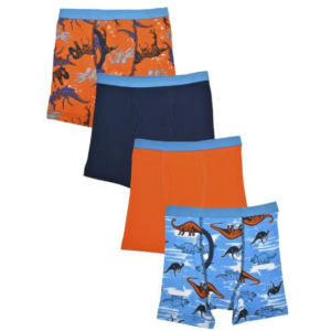 Paquete de 4 bóxer talla L/G (10-12) para niño marca Wonder Nations