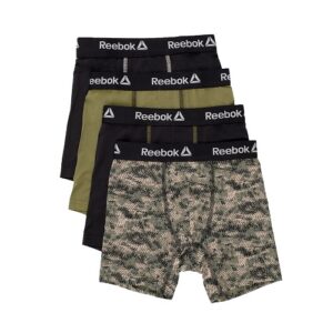 Paquete de 4 boxers para niño talla L marca Reebok