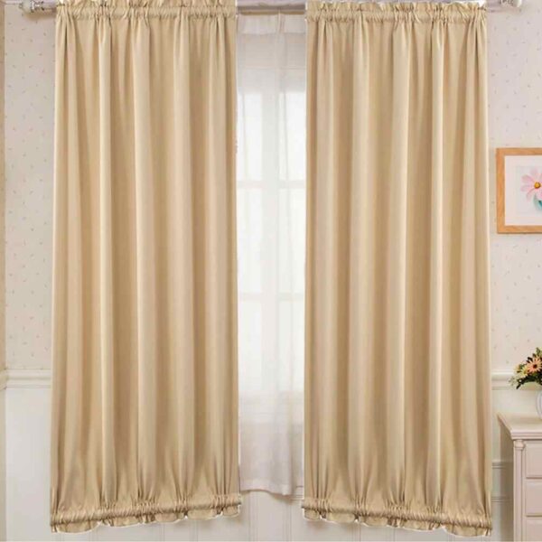 Cortinas Beige de 92" x 51"