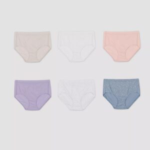 6 Calzones Corte Brief Talla 10 Marca Hanes