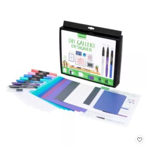 Set de marcadores y hojas de diseño marca Crayola Signature