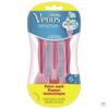Paquete de 6 rastrillos desechables para dama marca Venus Sensitive