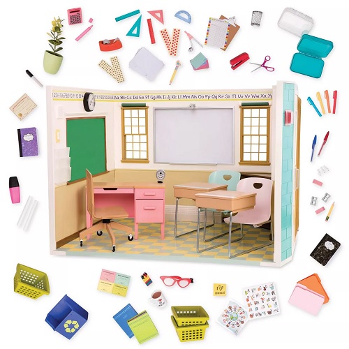 Sala de escuela awesome academy para muñecas de 18 pulgadas marca de Our Generation - Imagen 4