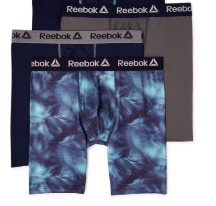 Paquete de 3 boxers para entrenamiento Talla XL. Marca Reebok.