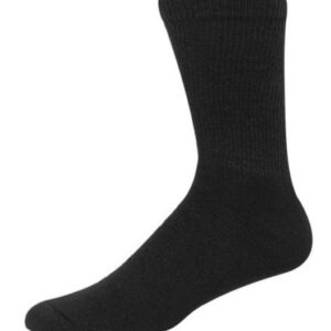 Alternative view of Paquete de 12 pares de calcetines negros para hombres. Talla 12-14. Marca Hanes