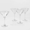 4 Copas para Martini 7.6 oz Marca Threshold