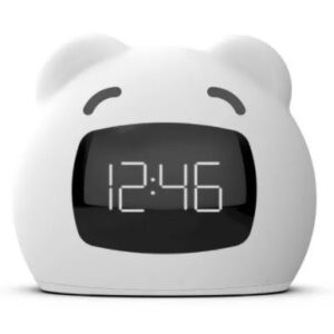 Reloj despertador de oso Color blanco. Marca Capello