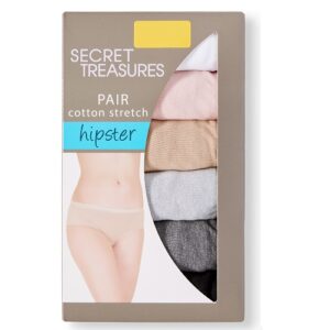 5 Panties para dama tipo hipster talla 3x/13 marca Secret Treasures