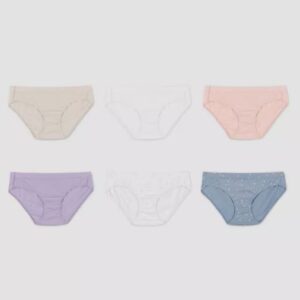 Alternative view of Paquete de 6 calzones tipo Hipster para dama talla 5 marca Hanes