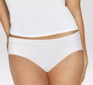 Paquete de 6 calzones tipo Hipster para dama talla 5 marca Hanes