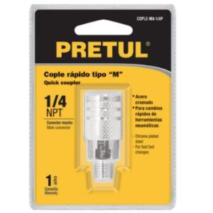 Alternative view of Cople de acero tipo macho marca Pretul