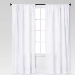 Cortina blanca de 84x54" marca Threshold