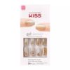 24 uñas postizas de gel marca Kiss
