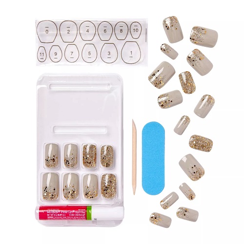 24 uñas postizas de gel marca Kiss - Imagen 3