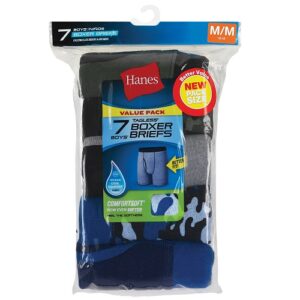 Alternative view of Paquete de 7 boxers para niño Talla M (10-12). Marca Hanes