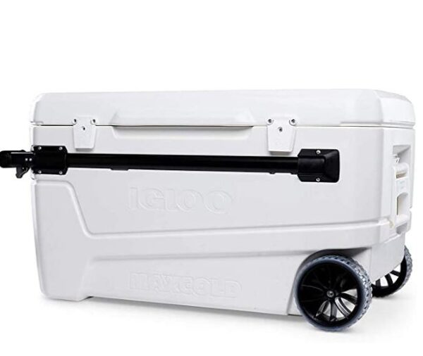 Hielera portátil con ruedas de capacidad 110Qt marca Igloo