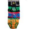 Paquete de 4 calzones para niño talla 4 marca Justice League