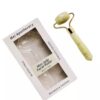 Masajeador facial de rodillos de jade marca Mei Apothecary