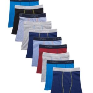 Alternative view of Paquete de 10 calzoncillos para niño Talla S (6-8). Marca Hanes