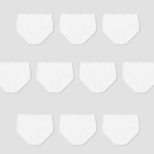 Alternative view of Paquete de 9 calzones corte Brief para Dama Talla 6. Marca Hanes