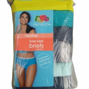 Paquete de 8 calzones corte Brief para dama Talla 5/S. Marca Fruit of the Loom