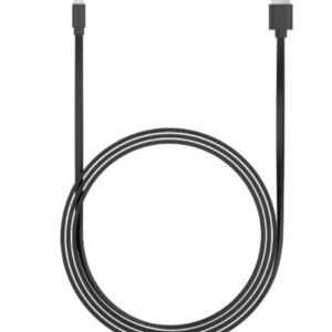 Alternative view of Cable micro-USB a USB-A de 6 pies. Color negro. Marca Just Wireless