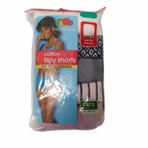 Alternative view of Paquete de 5 boxers para dama Talla 9/2X. Marca Fruit of the Loom