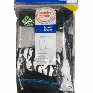 Paquete de 4 calzoncillos para niño Talla M. Marca Wonder Nation