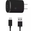 Cargador USB-A con cable Micro USB a USB-A de 6 pies. Marca Just Wireless