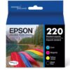 4 cartuchos de tinta para impresora Epson 220