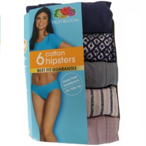 Alternative view of 5 panties para dama tipo hipster talla 6/M marca Fruit of the Loom