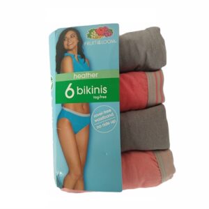 Alternative view of 4 panties para dama tipo bikinis talla 8/XL marca Fruit of the Loom