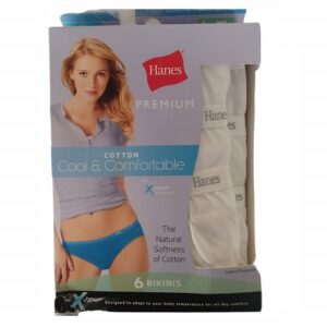 Alternative view of 6 panties para dama tipo bikinid talla 9/2X marca Hanes