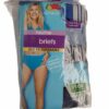 Paquete de 5 calzones corte brief para dama Talla 10/3X. Marca Fruit of the Loom