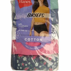 Alternative view of Paquete de 5 calzones para dama tipo Brief talla 10 marca Hanes.