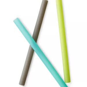 Alternative view of Paquete de 3 popotes reutilizables de silicón marca 8.5. Marca GoSili.