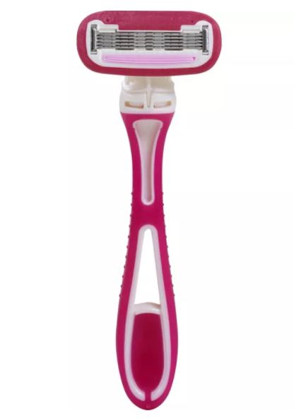 Paquete de 5 rastrillos para afeitar desechables de 5 hojas para mujer. Marca Up & Up - Imagen 2