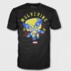 Playera Talla S de niño y mini funko de Wolverine Marca Funko POP!