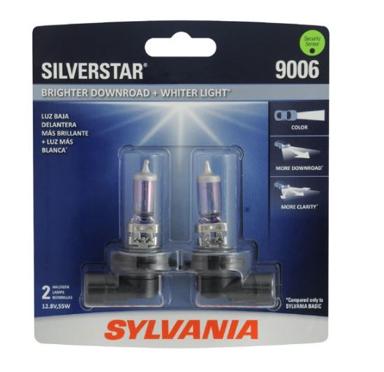 Par de bombillas halógenas para faros delanteros de auto marca Sylvana