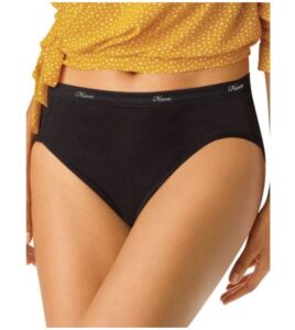 Paquete de 5 calzones para dama talla 10 marca Hanes