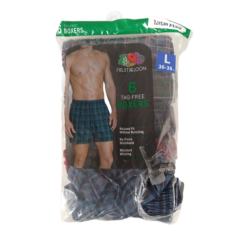 Pack 9 Boxer Athletic Works Lycra Pierna Larga Talla S, M, L | Envío Gratis