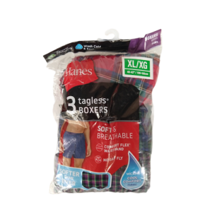 Alternative view of Paquete de 3 boxer para caballero talla XL marca Hanes