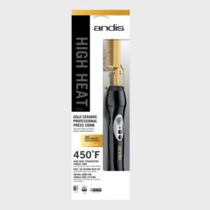 Alternative view of Peine de presión cerámico dorado marca Andis