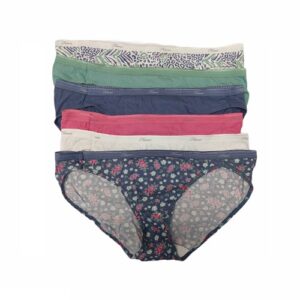 Alternative view of 5 panties tipo bikini talla 7 marca Hanes