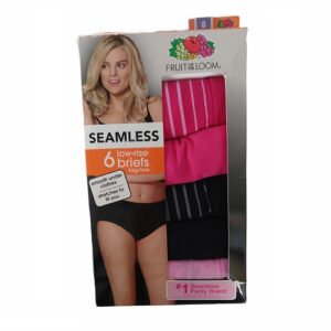 Alternative view of 6 panties para dama tipo briefs talla 8/XL marca Fruit of the Loom