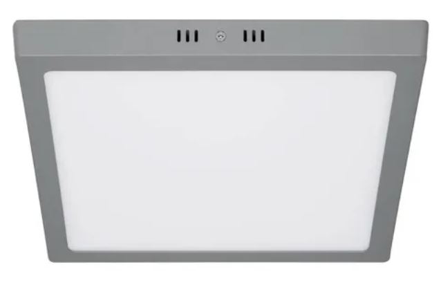 Lampara cuadrada para techo de 24w y 2400 lm. Marca Volteck Lait