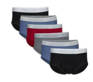 Paquete de 6 calzones para caballero talla L. Marca George.