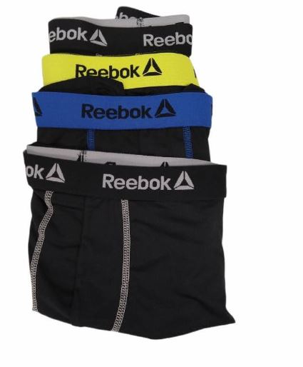 4 Boxer Talla L para niño Marca Reebok – Segunda que Barato