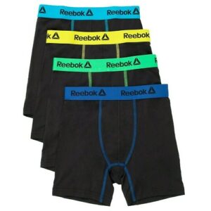 4 boxers para niño talla M (8/10) marca Reebok