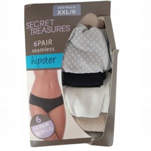Alternative view of 8 panties para dama tipo hipster talla XXL/9 marca Secret Treasures